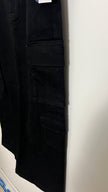 Scoop Black Cargo Denim Maxi Skirt Size 14