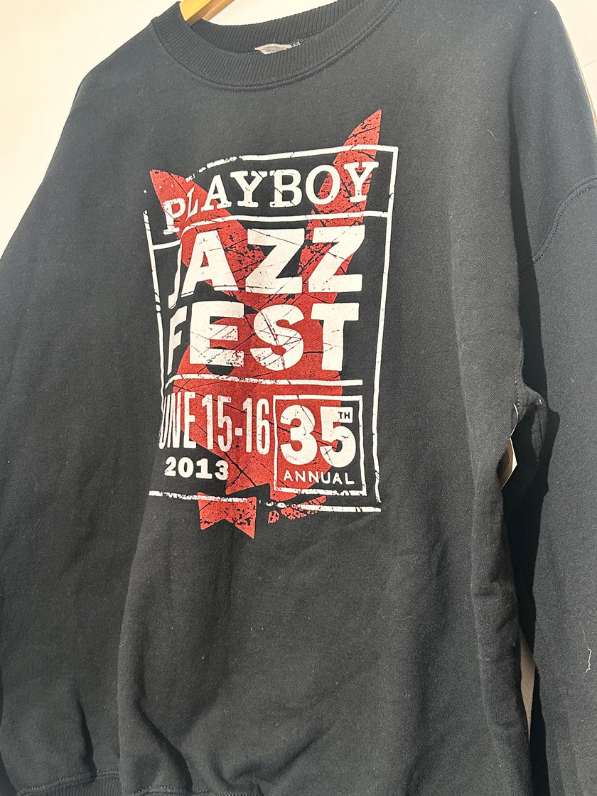 Black PlayBoy JazzFest Sweatshirt XL