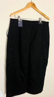 Scoop Black Cargo Denim Maxi Skirt Size 14
