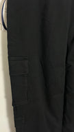 Scoop Black Cargo Denim Maxi Skirt Size 14
