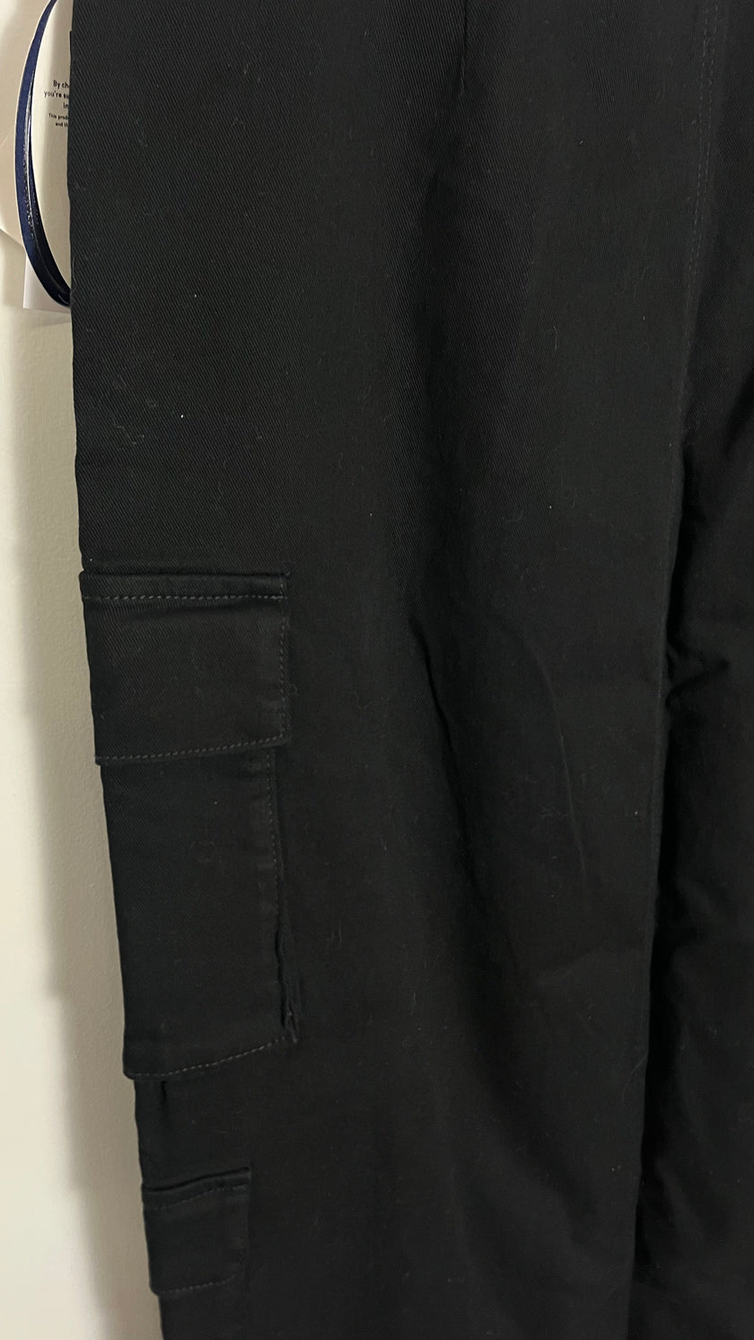 Scoop Black Cargo Denim Maxi Skirt Size 14