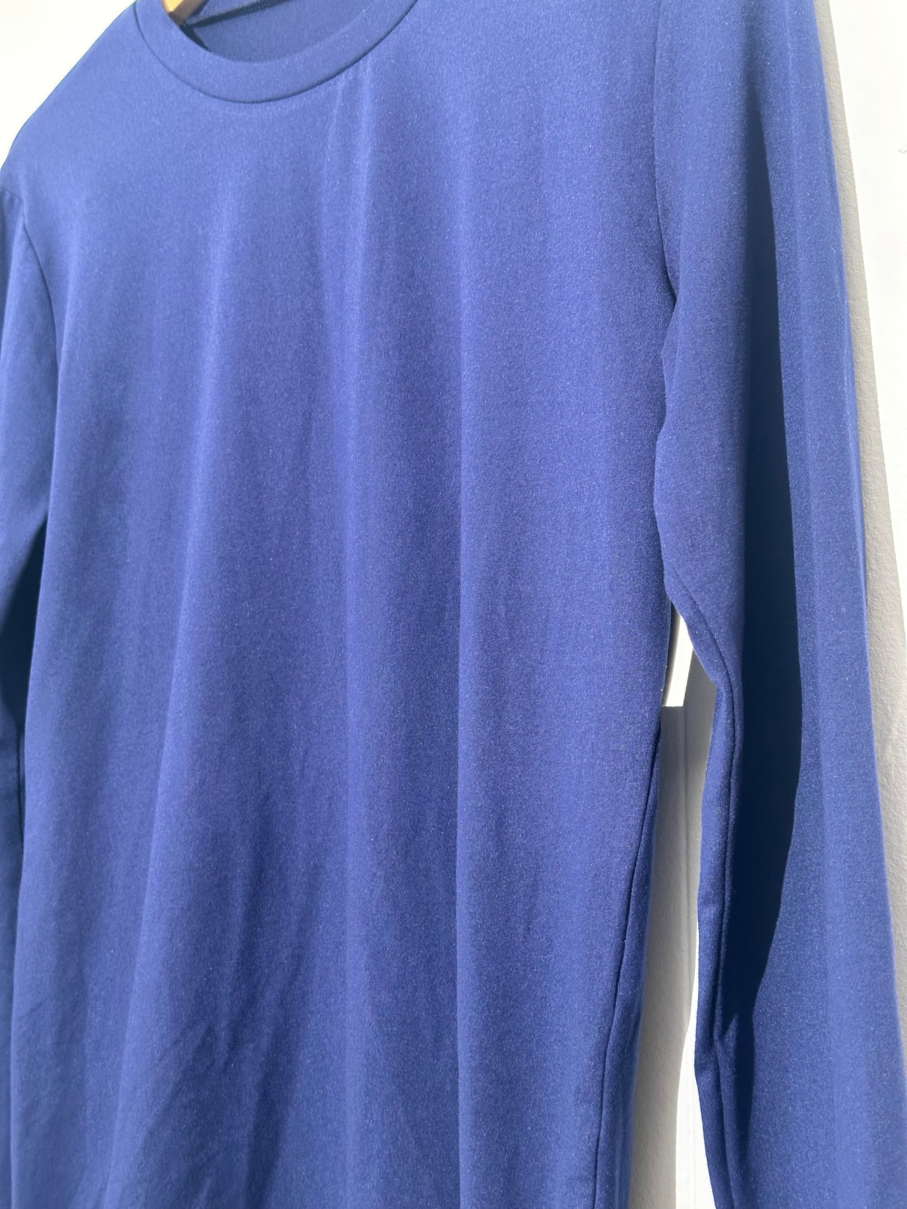 Blue Crewneck Long Sleeve Shirt small