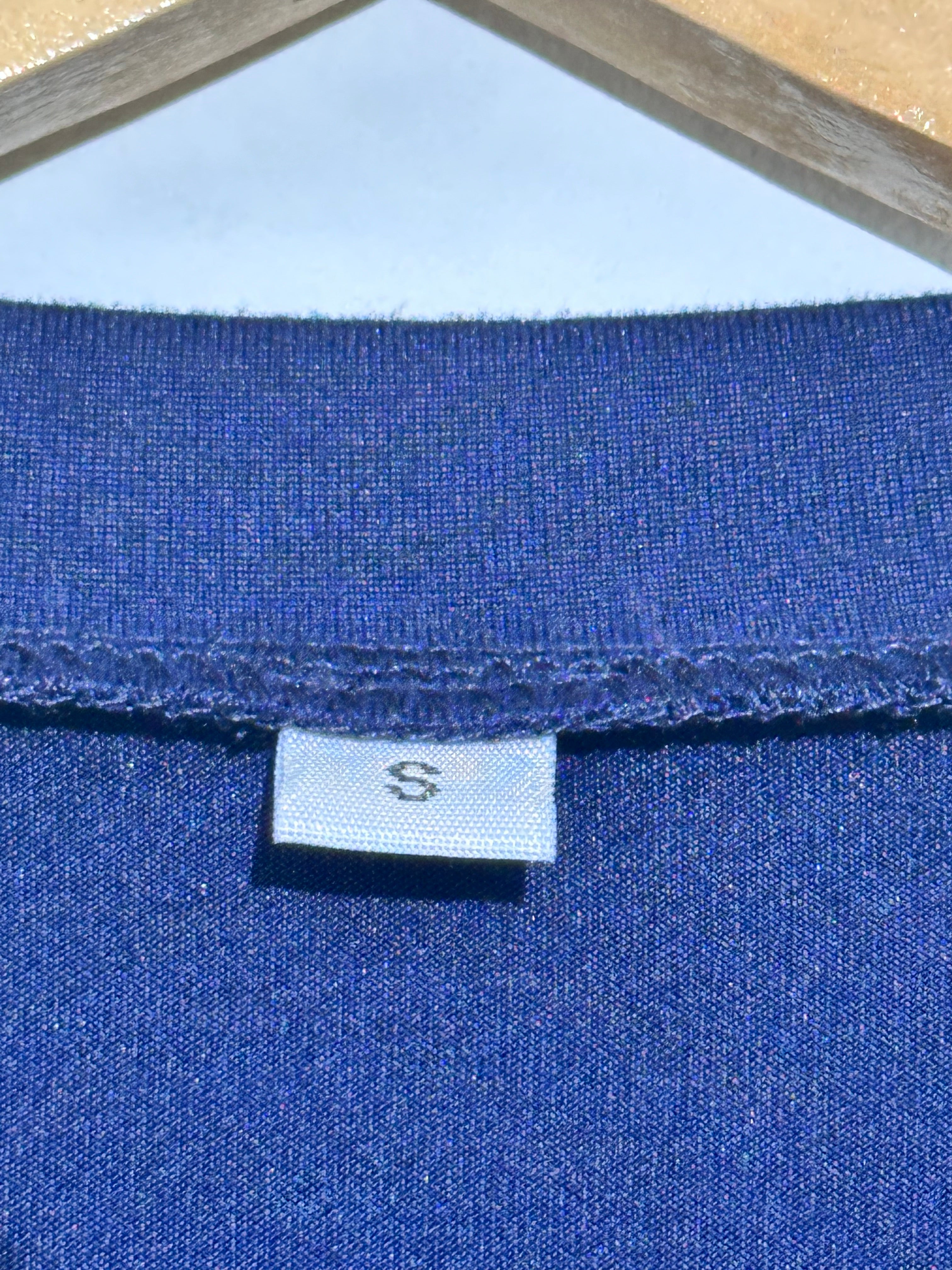 Blue Crewneck Long Sleeve Shirt small