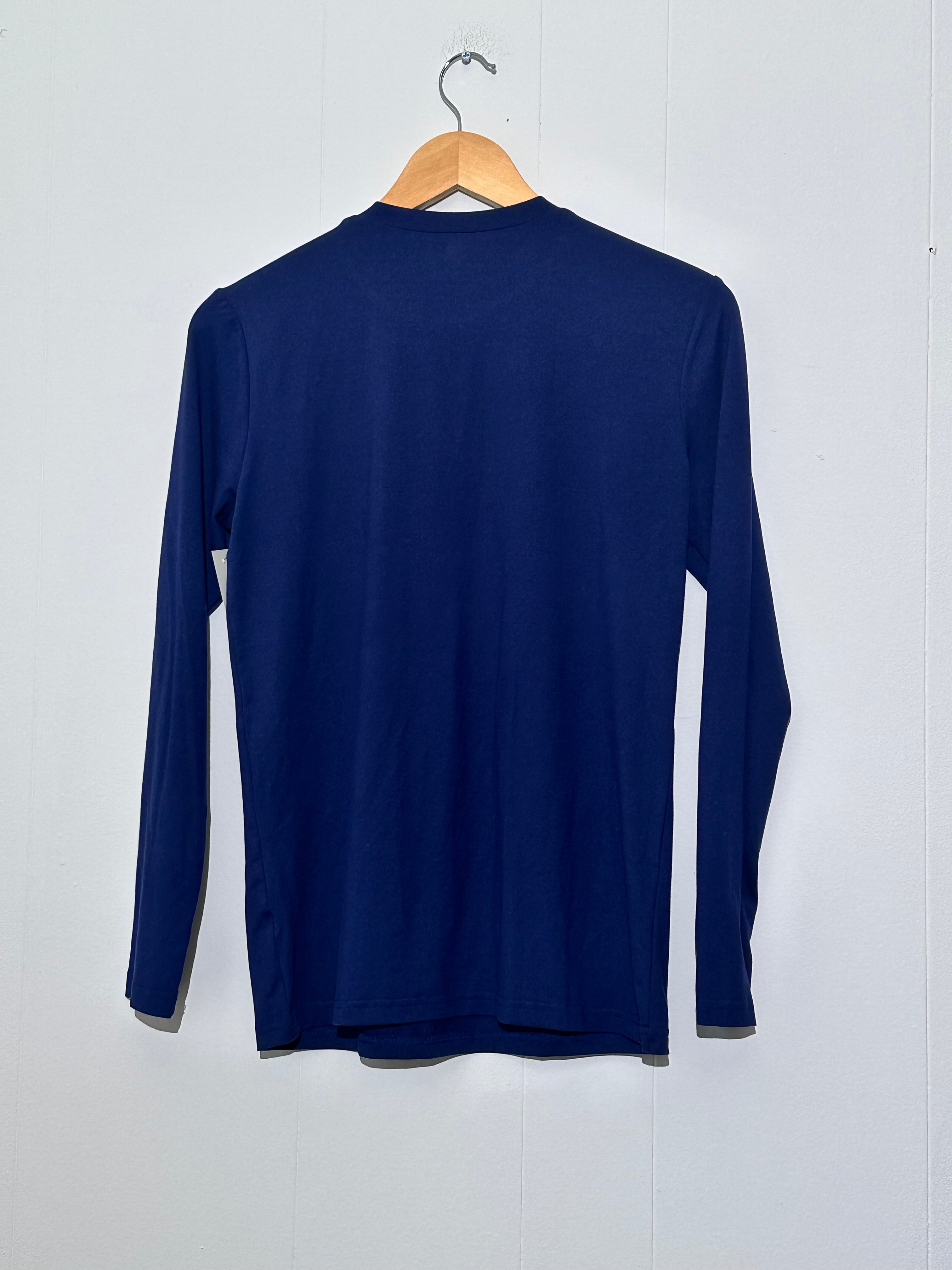 Blue Crewneck Long Sleeve Shirt small