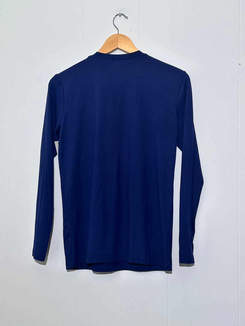 Blue Crewneck Long Sleeve Shirt small