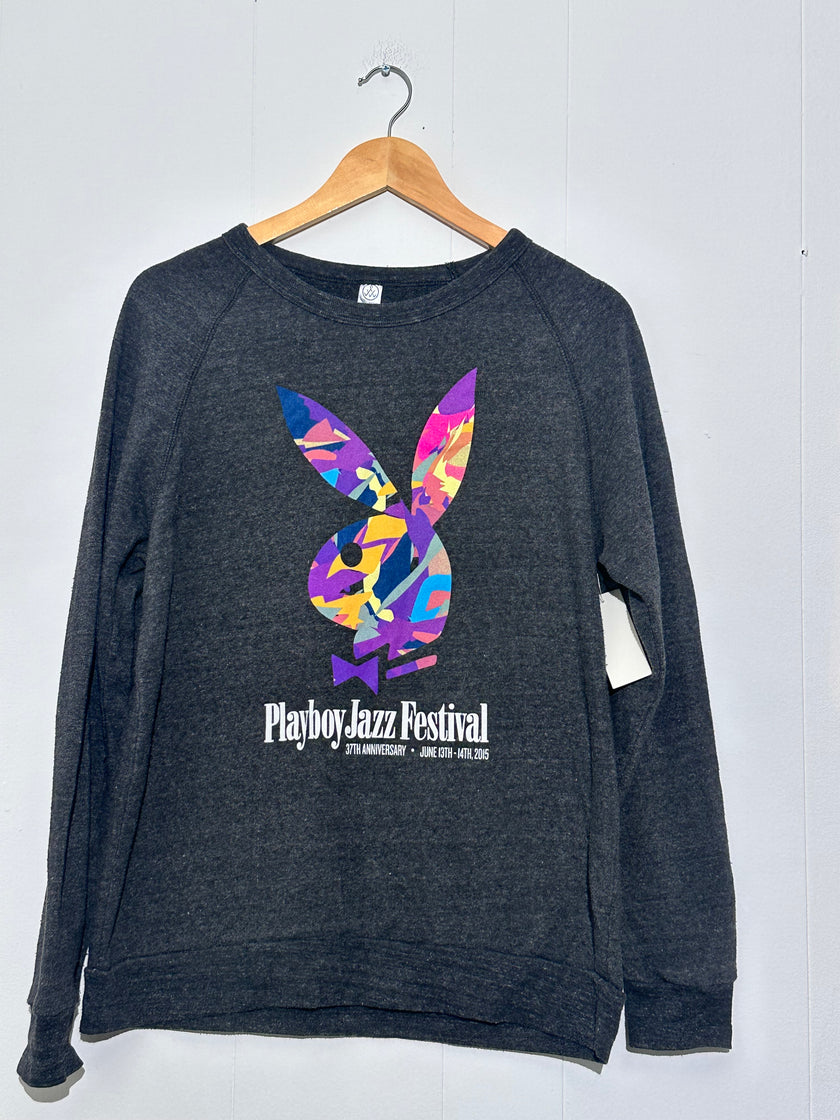 PlayBoy Jazz Festival Dark Gray Sweatshirt large