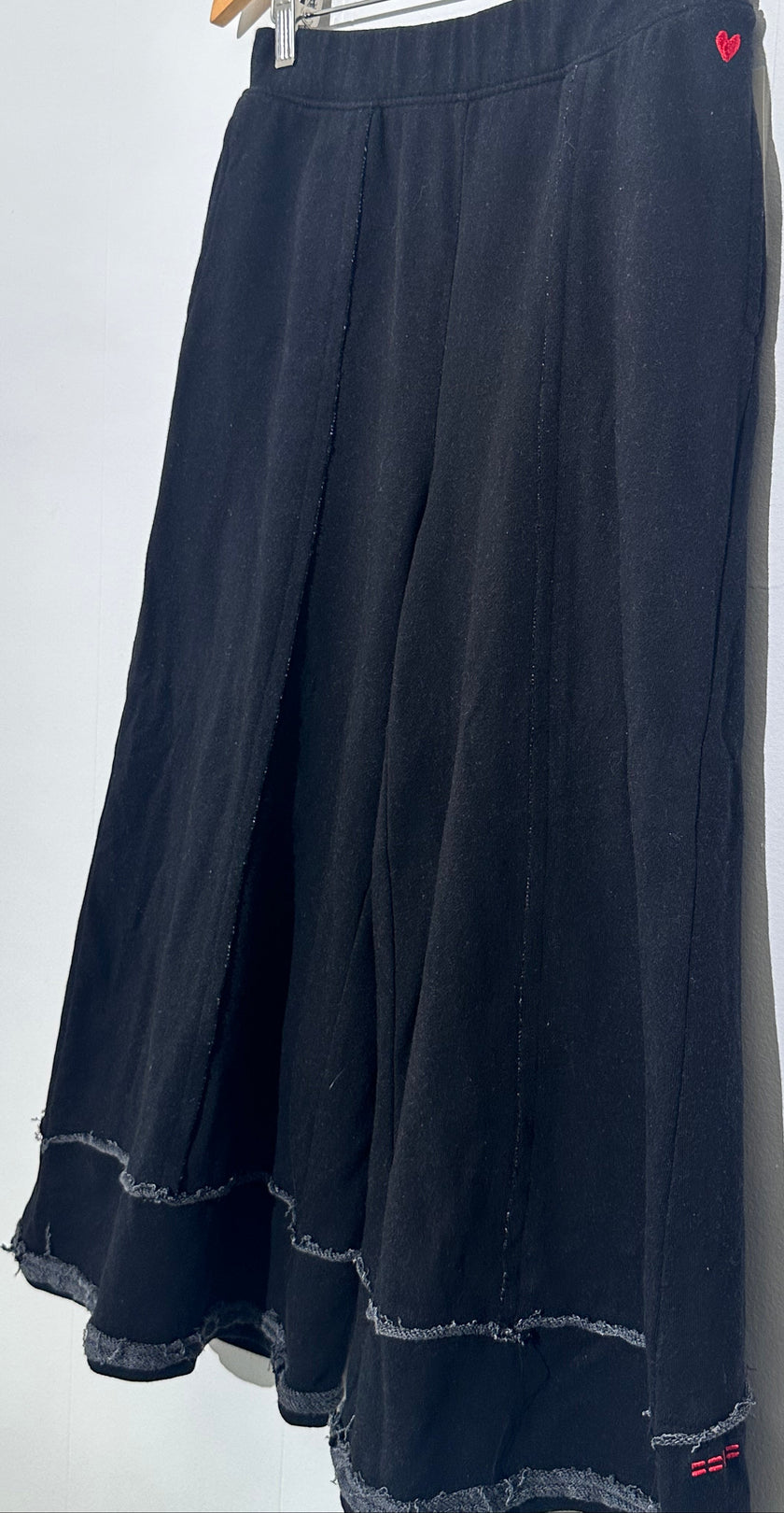 Black Bell Bottom/ palazzo style pants Peace Love World Size XXS