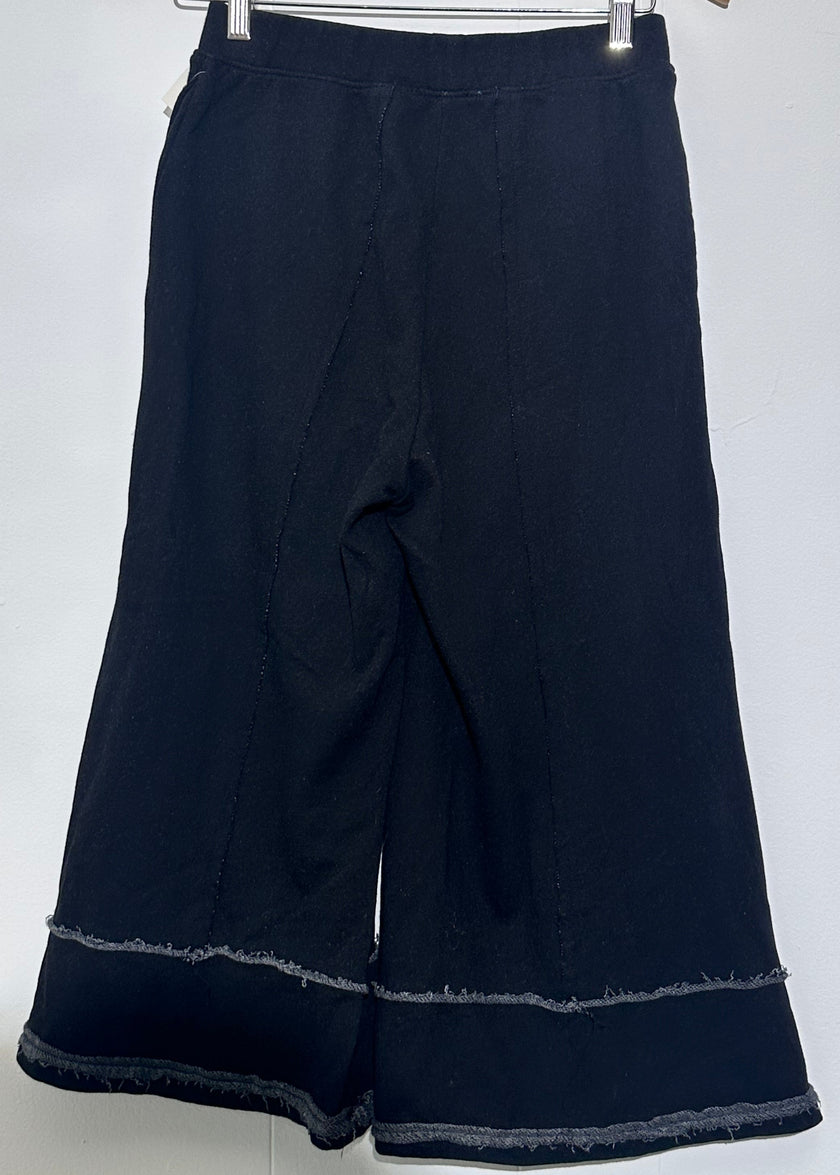 Black Bell Bottom/ palazzo style pants Peace Love World Size XXS