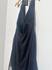 Black Halter Neck Romper Pants One - Piece Ashro Size Medium