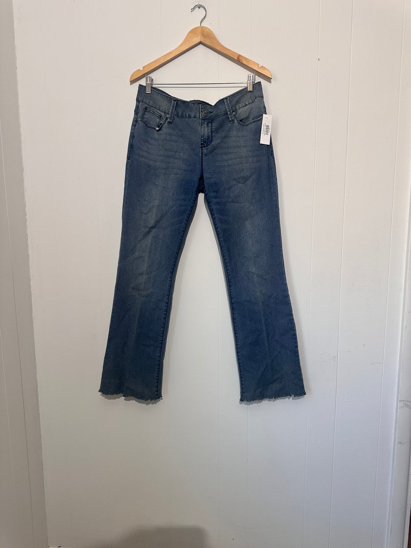 Guess Blue Jeans Medium Rise Boot Sarah Fit US 31