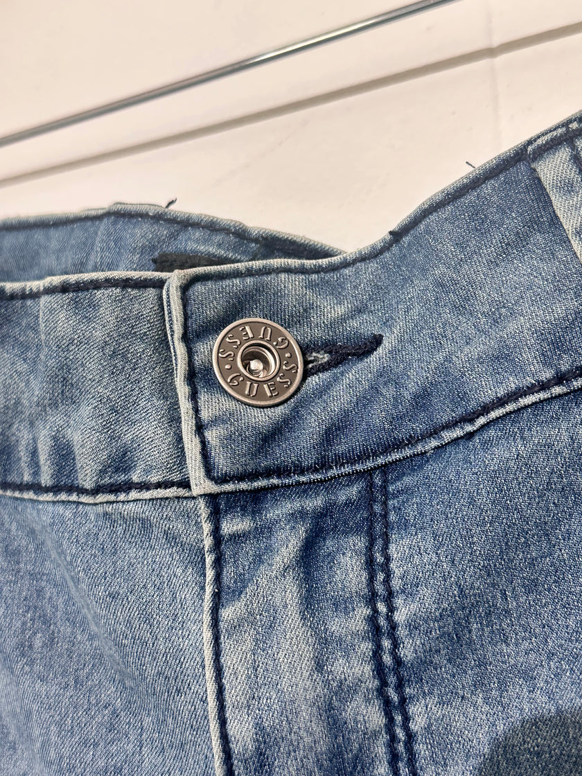 Guess Blue Jeans Medium Rise Boot Sarah Fit US 31