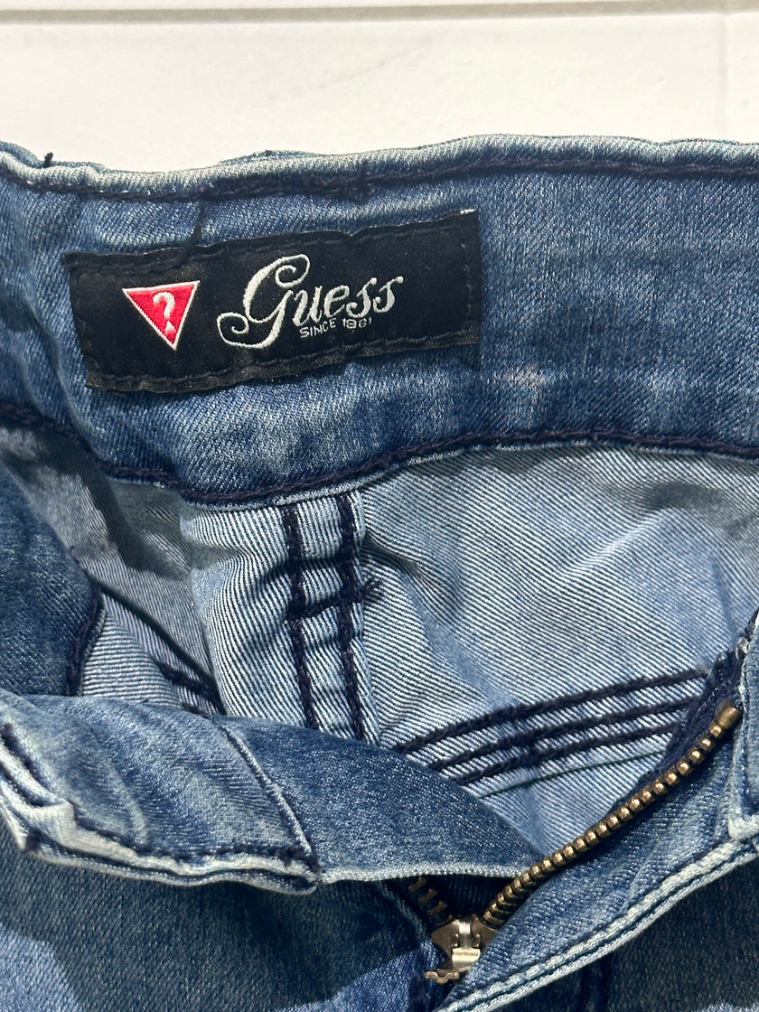 Guess Blue Jeans Medium Rise Boot Sarah Fit US 31