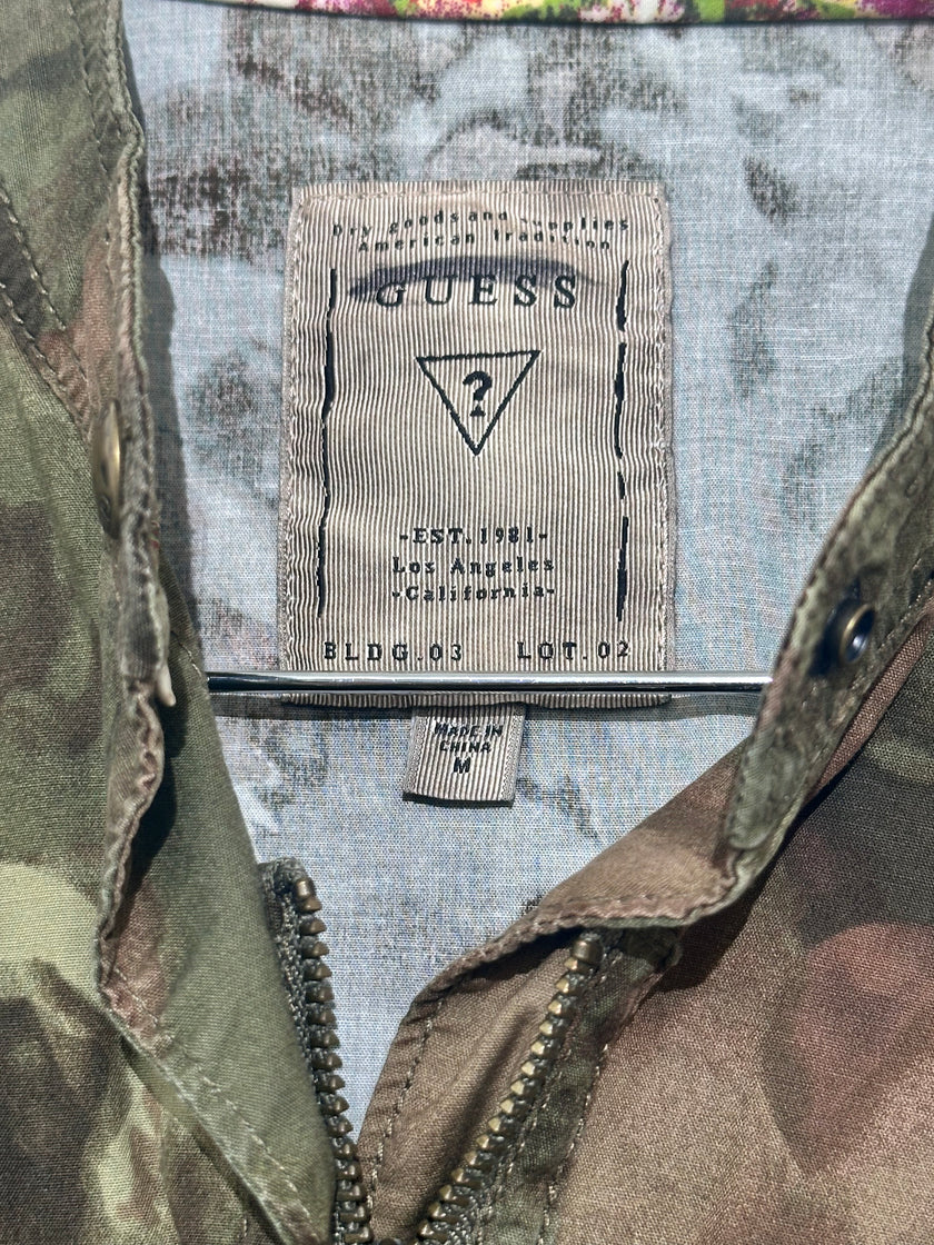 Guess Green Floral Jacket medium