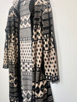 Together Clothing Boho Tribal Knit Duster Cardigan Medium