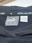 Puma Black Cropped hoodie- Lightweight long sleeve Medium
