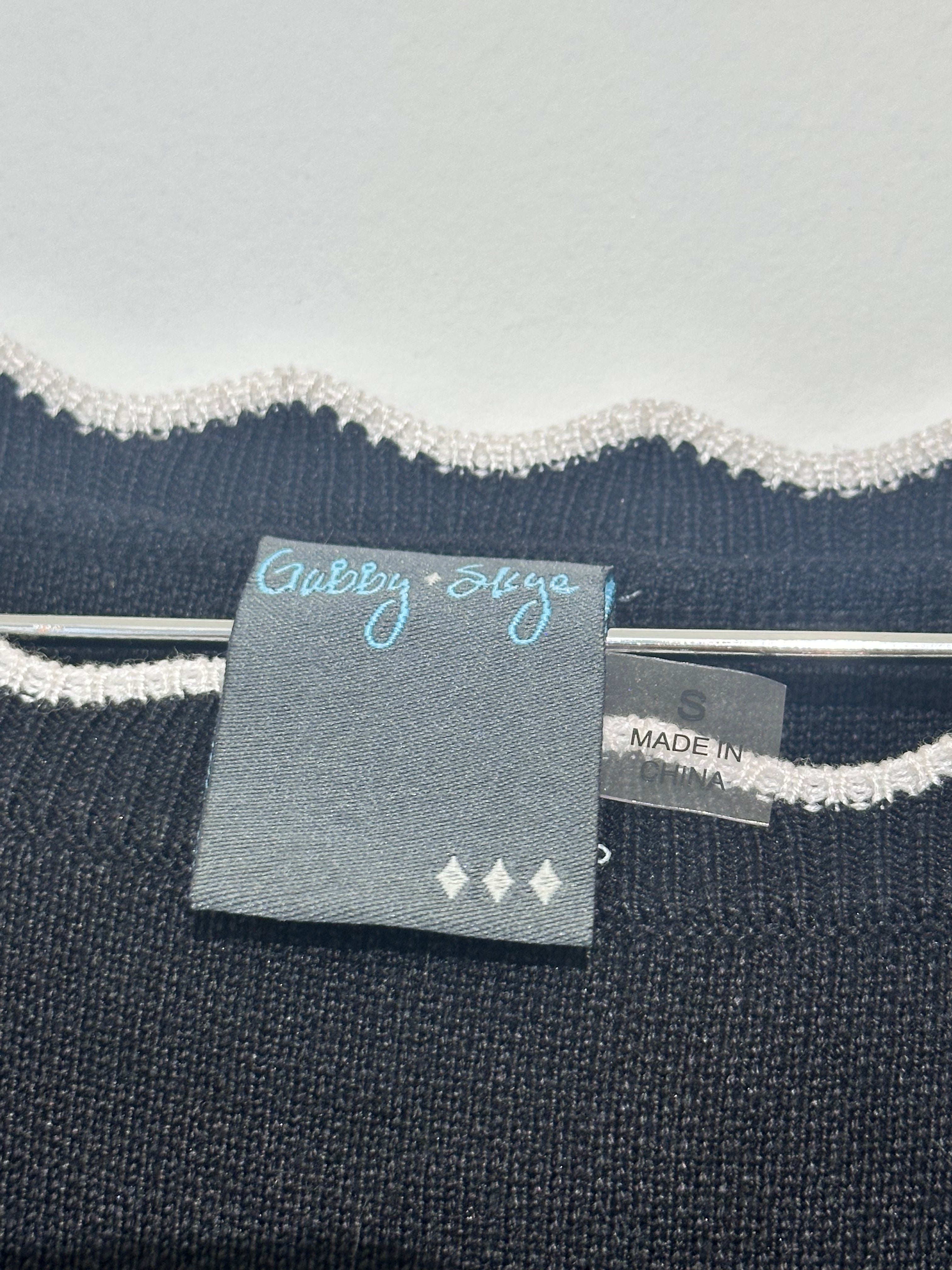 Gabby Skye Black fit and Flare Dress with bell sleeves Small