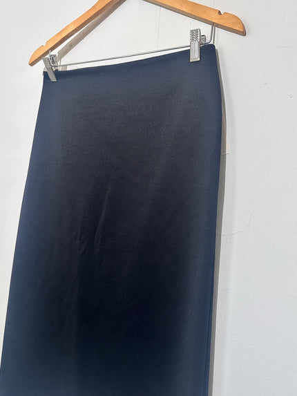 New York & Company Black Pencil Skirt with back Slit size 8