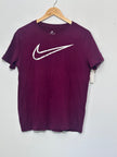 Nike Maroon Workout Set - T-shirt and Quarter zip small