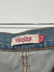 Eunina Distressed Acid Wash Boyfriend Jeans Size 7