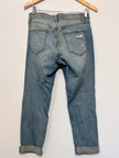 Eunina Distressed Acid Wash Boyfriend Jeans Size 7