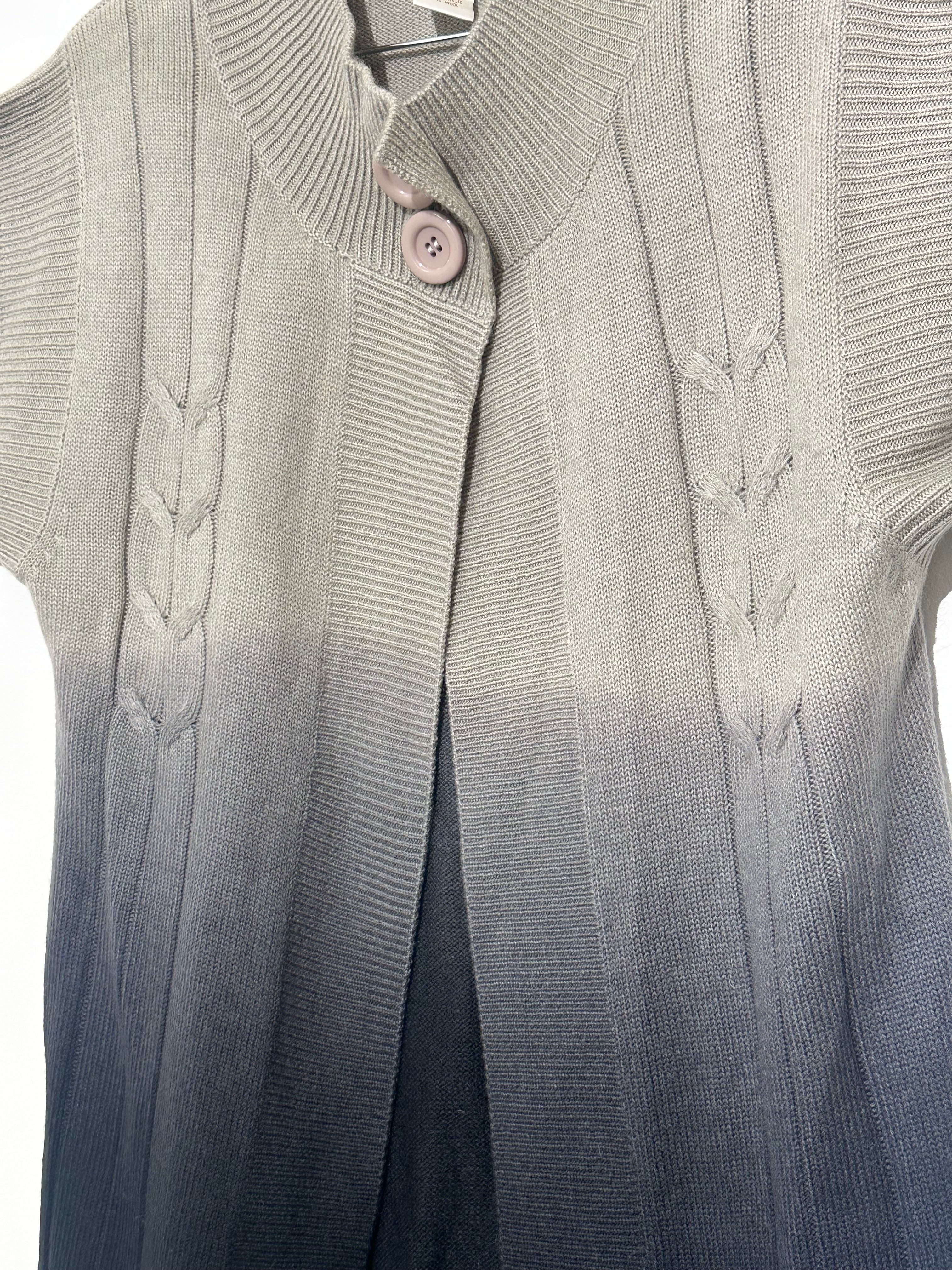 Monroe & Main Knit Sleeveless Button Front Sweater Vest XL