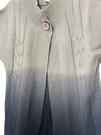 Monroe & Main Knit Sleeveless Button Front Sweater Vest XL