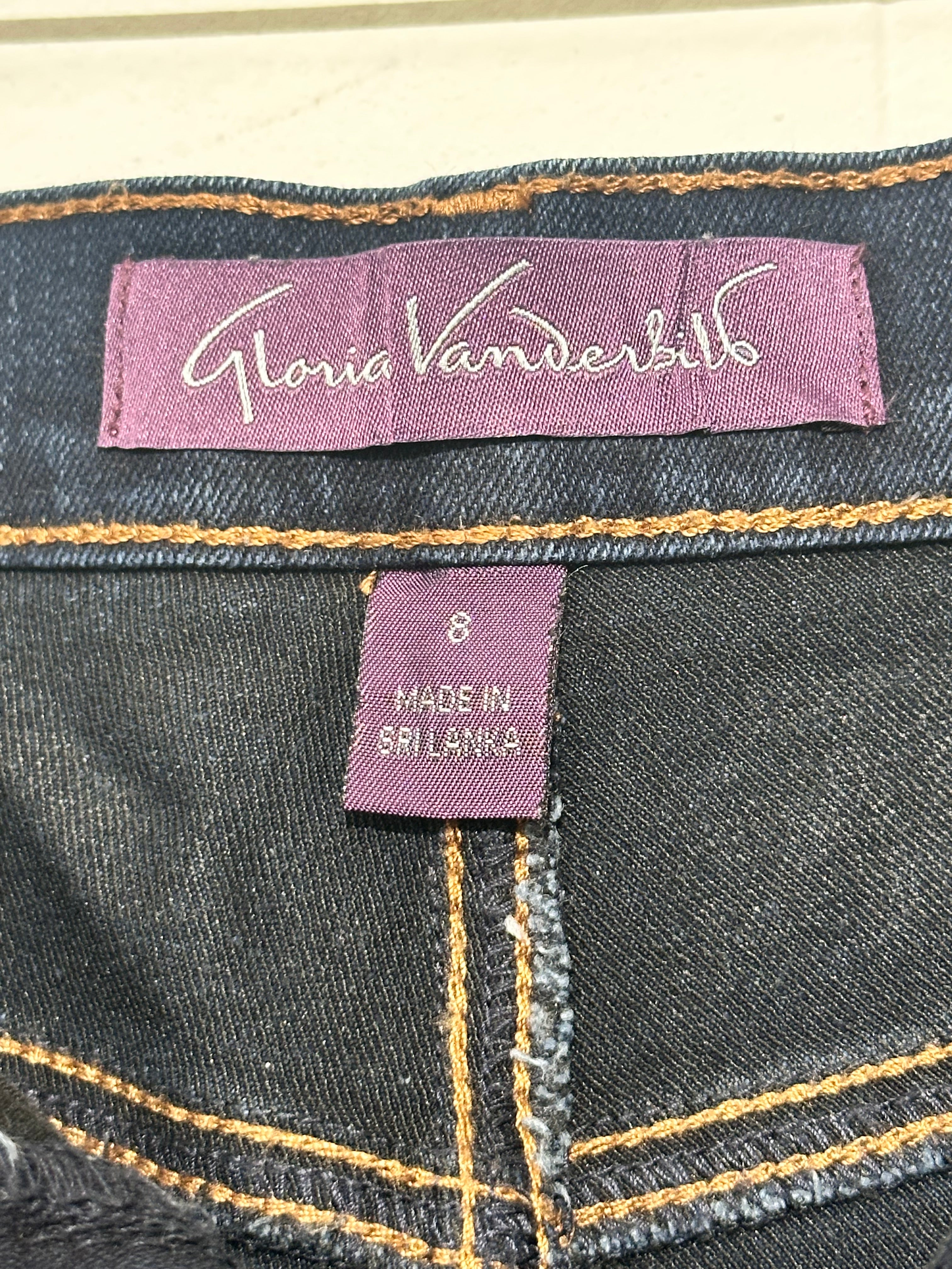 Gloria Vanderbilt Dark wash denim jeans size 8