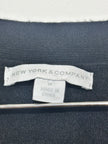 New York & Company Black crew neck sweater medium