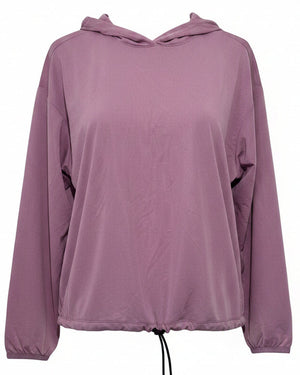 Avia Mauve Lightweight Mesh Hooded Pullover Jacket Large