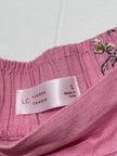 Lauren Conrad Pink Floral Tiered Midi Skirt Large