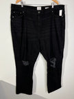 True Craft High Rise Straight Leg Black Jeans Size 22W