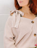 Dusty Lavender Off-Shoulder Cardigan