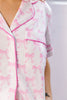 Short Sleeve and Ruffled Shorts Pajama Set