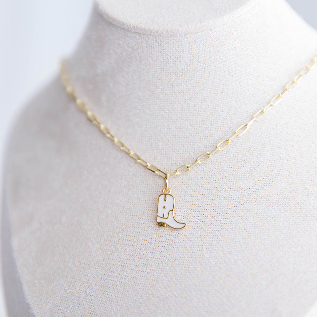 Enamel Boot Charm