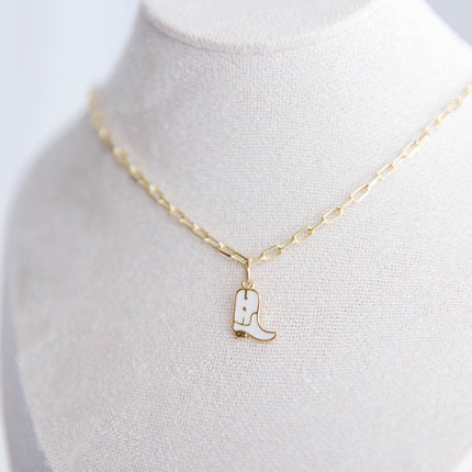 Enamel Boot Charm