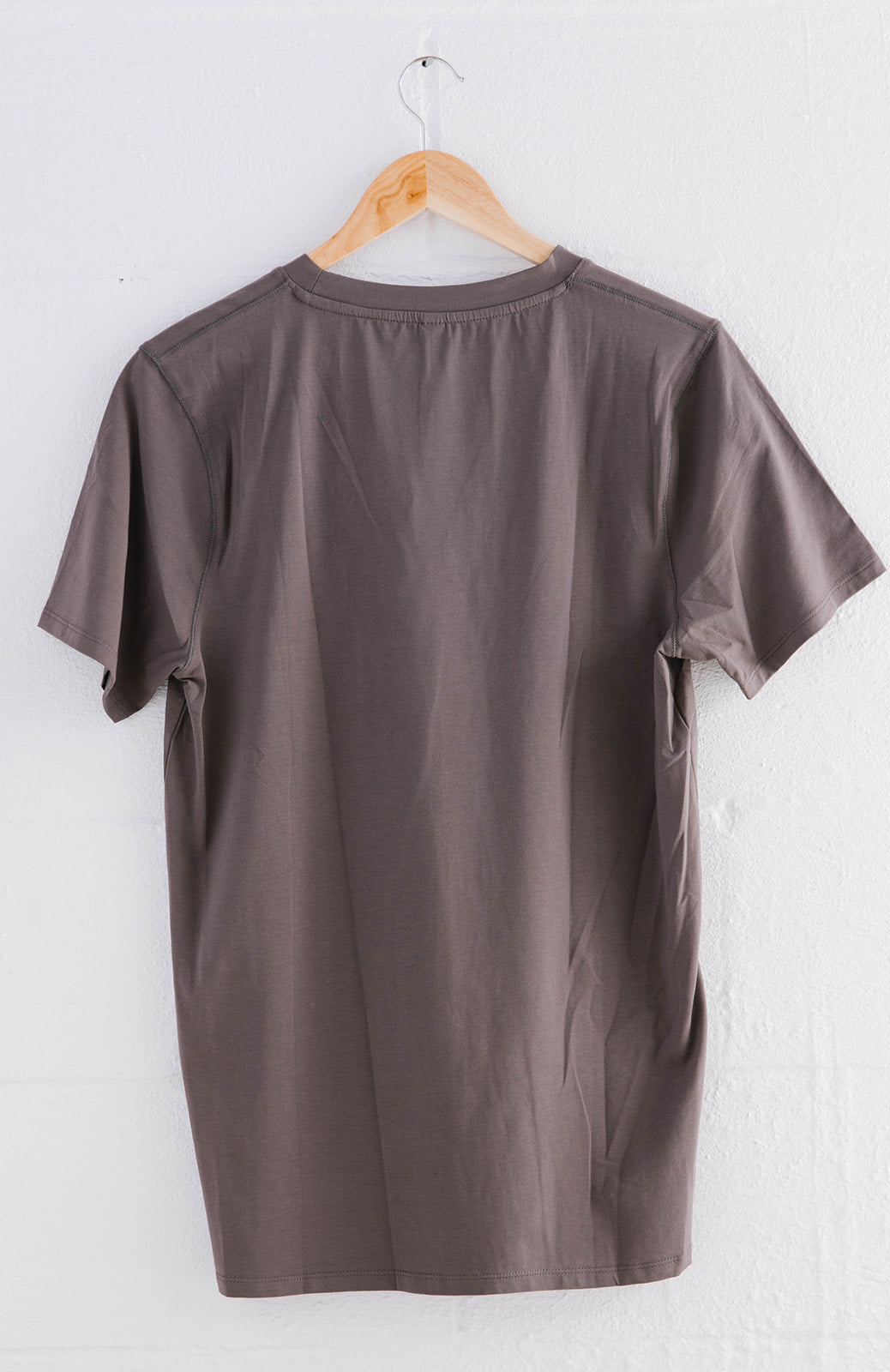 Cool Touch Cotton Blend Crewneck Essential Active Light Grey Shirt