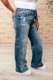 Judy Blue - Katrina High Waist Distressed Denim Trousers