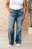 Judy Blue - Katrina High Waist Distressed Denim Trousers