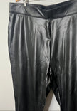 Ashley Stewart Black Faux Leather Pull-On Leggings - Size 22/24