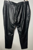 Ashley Stewart Black Faux Leather Pull-On Leggings - Size 22/24