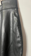 Ashley Stewart Black Faux Leather Pull-On Leggings - Size 22/24