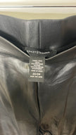 Ashley Stewart Black Faux Leather Pull-On Leggings - Size 22/24