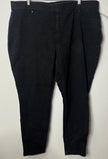 Terra & Sky Women's Black Pull-On Ankle Jeans/Pants - Size 2X (20W-22W)