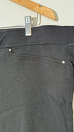 89th + Madison Black Pull-On Stretch Pants Straight Leg Size 3X
