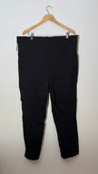 89th + Madison Black Pull-On Stretch Pants Straight Leg Size 3X