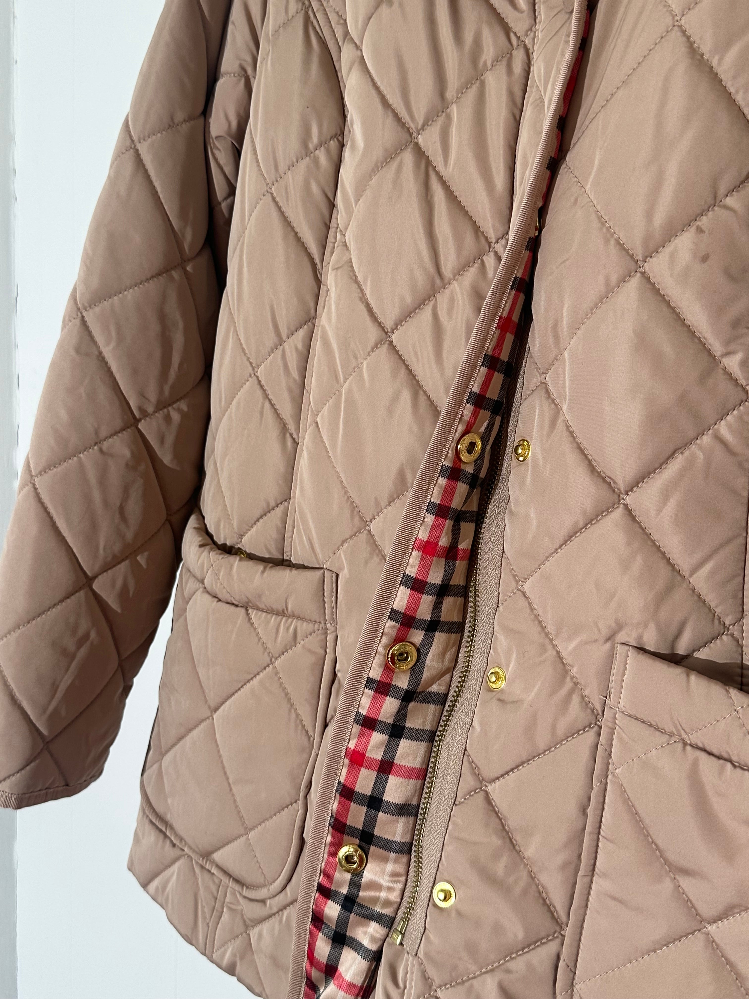 Issac  Mizrahi Live Tan Puffer Jacket size Medium