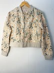 Francesca's Embroidered Daisy Jacket Size Large