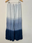 CATO Blue Ombre Wide Leg Palazzo Pants Size Small
