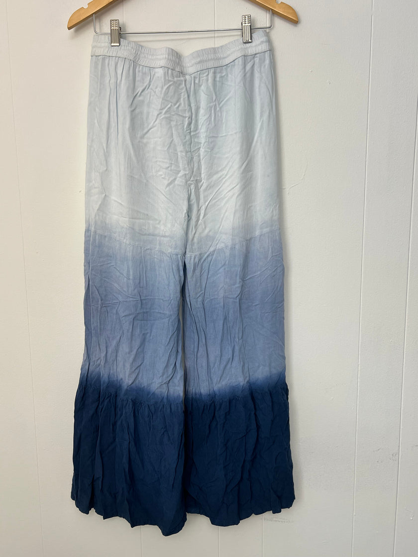 CATO Blue Ombre Wide Leg Palazzo Pants Size Small