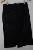 CATO Black Denim Pencil Skirt Size 2